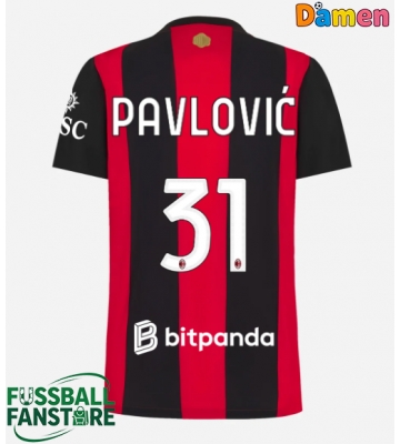 AC Milan Strahinja Pavlovic #31 Replik Heimtrikot Damen 2026-27 Kurzarm